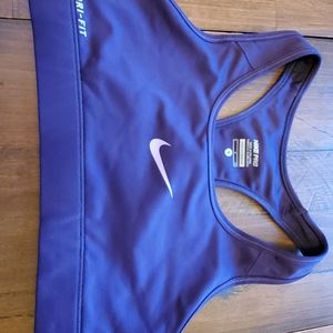 Nike size small sports bra. Royal purple.